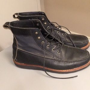 Black Helms Boots Made In USA